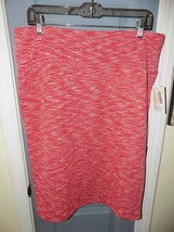 Lularoe Cassie Skirt Red/White Size 2XL Women&#39;s New - £18.45 GBP