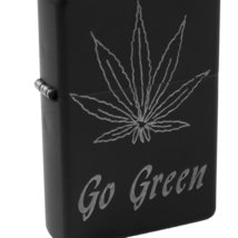 Lighter - Black Pot Leaf Go Green - Star Int. Inc Brand - £13.16 GBP