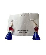 Vintage Venetian Murano Glass Earrings – Made in Italy, Mid-Century Retro - €41,57 EUR Vintage Venetian Murano Glass Earrings – Made in Italy, Mid-Century Retro - €41,57 EUR