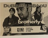 Brotherly Love Tv Series Print Ad Vintage Joe Lawrence Matthew Lawrence ... - £4.66 GBP