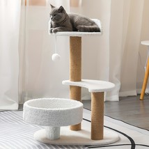 Cat Tree Indoor Cat Furniture With Scratching Post And Interactive Ball - $45.99