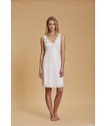 Classic Wide Strap V-Neck Slip Dress With Lace Embroidery For Women Andr... - $29.02 CAD