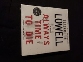 BOOK/AUDIOBOOK CD Elizabeth Lowell Fiction Thriller ALWAYS TIME TO DIE NIW - $6.89