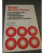Owners Manual for a VIVITAR 285 Zoom Thyristor flash. - $9.57 CAD
