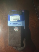 Large Brown Baseball Socks - £12.37 GBP