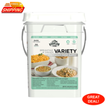 Breakfast And Dinner Variety Pail Emergency Food Supply Everyday Meals 4 Gallon - £61.64 GBP