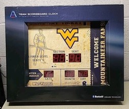 West Virginia Mountaineers Team Football Bluetooth Scoreboard Electronic... - $73.76