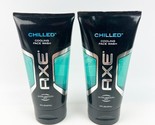 TWO New Axe Chilled Cooling Face Wash Ultra-Smooth Skin 5oz *Read - $34.99