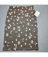 LuLaRoe Cassie Women Skirt Size S Black Floral Midi Whimsy Tube Stretch ... - £10.61 GBP