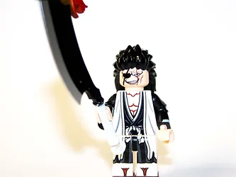 Minifigure Custom Toy Figure Kenpachi Zaraki Cartoon TV Show Anime Bleach - $6.50