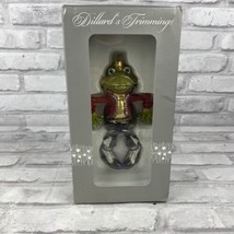 Dillards Trimmings Dancing Frog  Hanging Christmas Ornament New In Box - £15.42 GBP