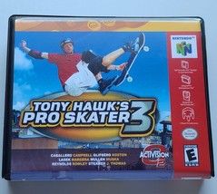 Tony Hawk&#39;s Pro 3 Skater CASE ONLY Nintendo 64 N64 Box BEST Quality Available - £12.00 GBP