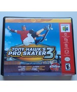 Tony Hawk&#39;s Pro 3 Skater CASE ONLY Nintendo 64 N64 Box BEST Quality Avai... - £11.77 GBP