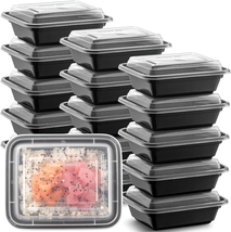 15-Pack Reusable Meal Prep Containers Microwave Safe Food Storage Contai... - $15.13
