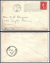 1912 US Cover - Poughkeepsie, New York to Beaver, Pennsylvania R1 - £2.22 GBP