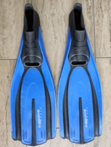 Mares Plana Avanti Tre Full Foot Diving Snorkeling Fins -SIZE Small 3.5-4.5 Blue - £30.03 GBP