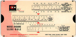 Vintage Slide Rule Noise Figure [Cutler Hammer Airborne Instruments Lab] - $12.95