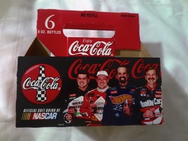 Coca Cola 6 Pack Official Soft Drink of Nascar 8 Drivers with  DALE EARNHARDT SR - $2.48