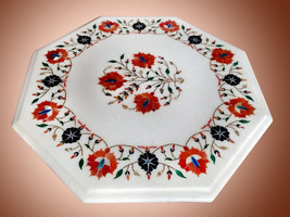  Size: 15&quot;x15&quot; Inch Material: Marble &amp; Semi Precious Inlay Stones Shape:... - $285.00