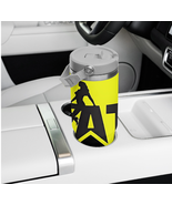 C A T Oil Filter Flip-Straw Tumbler | Yellow w/Handlle | w/ Woman Silhou... - $745.64 MXN