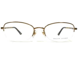 Ralph Lauren Eyeglasses Frames RL5046 9067 Bronze Gold Round Half Rim 51... - $55.88