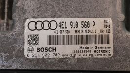 2009-2010 Audi A8 4.2L Engine Computer Control Module ECU PCM DME 4E1910560P image 2