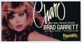 CHARO Harrah&#39;s Reno Nevada Postcard Brad Garrett 1984 - £8.59 GBP