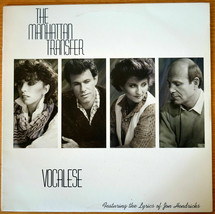 Album Vinyl The Manhattan Transfer Vocalese Atlantic Records 1985 78 12661 - £5.94 GBP