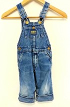 Vintage Oshkosh Baby B’Gosh Denim Overalls Toddler Vestbak Jumper Pants Pockets  - £10.26 GBP
