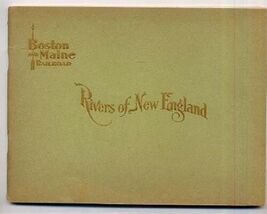 Boston &amp; Maine Railroad Photo Booklet 1900's Rivers of New England - $49.45