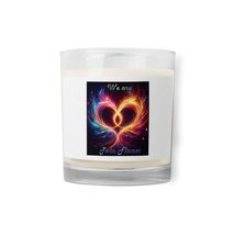 Twin Flames Glass Jar Wax Candle - £15.81 GBP