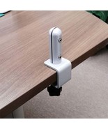 Silver Table Mount for Acrylic Sneeze Guard / Screen Partition / Clip Cl... - $35.00