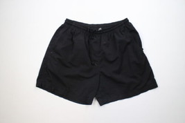 Vintage 90s Adidas Mens XL Thrashed Spell Out Above Knee Soccer Shorts Black - £31.10 GBP