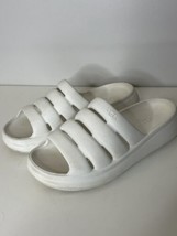 New Ugg Women&#39;s Sport Yeah Logo Pool Slides Sandals Size 9 White - $19.99