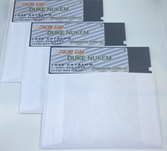 Duke Nukem Volumes 1,2,3 On 360k 5.25” Floppy Disk for Vintage IBM PC *Works Gr8 - £30.77 GBP