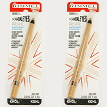 (2 Pack) NEW Rimmel ScandalEyes Waterproof Kohl Kajal Eye Liner Nude 0.0... - $15.99