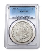 1900-O $1 Silver Morgan Dollar Graded by PCGS as MS-64! White Color! - $306.62 CAD