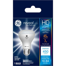 GE Reveal HD+ LED Floodlight, 45 Watt Eqv, R20 Indoor Light Bulb - £15.40 GBP