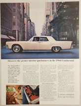 1963 Print Ad The 1964 Lincoln Continental 4-Door with Increased Legroom - £14.76 GBP