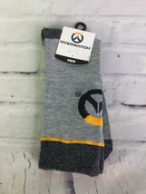 Overwatch Logo Men&#39;s Crew Novelty Socks 1 Pair Sock Size 10-13 Shoe Size 8-12 - £8.23 GBP