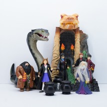 Harry Potter Snake Slime Chamber Playset Mattel Lot + BASILISK + 6 Figur... - $87.88