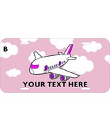 LIFE IS GOOD FEMALE WOMEN PLANE AIRLINE PILOT ASSORTED METAL LICENSE PLATE - $17.79 CAD+