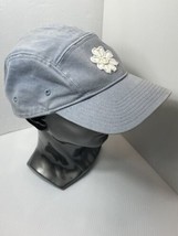 Life is Good Hat Distressed Flower Patch Flex Fit 5 panel baseball hat cap blue - £13.44 GBP