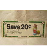 1970 Unused Store Coupon: 20c off New Spray &#39;N Wash products - £3.92 GBP
