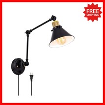 Versatile Dimmable Wall Sconce with Adjustable Arms &amp; Elegant Industrial... - $914.25 MXN