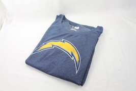 NFL Los Angeles Chargers Womens Long Sleeve Shirt Logo Blue Size M Scoop Neck - £15.50 GBP