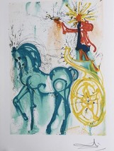 Salvador Dali Le Cheval de Triomphe Plate Signed Offset Lithograph - £78.16 GBP