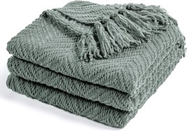 Recyco Chenille Knit Throw Blanket For Couch, Super Soft Warm Cozy, 50&quot;X60&quot;. - £35.81 GBP