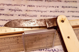 Folding Blade Pocket Knife - SOVIET Russia - Orchard Farm 2 Blade Tool 1950s Vtg - £29.16 GBP