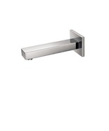 Aquabrass 11832 Square tub Spout Solid Brass Polished Chrome - $95.03 CAD